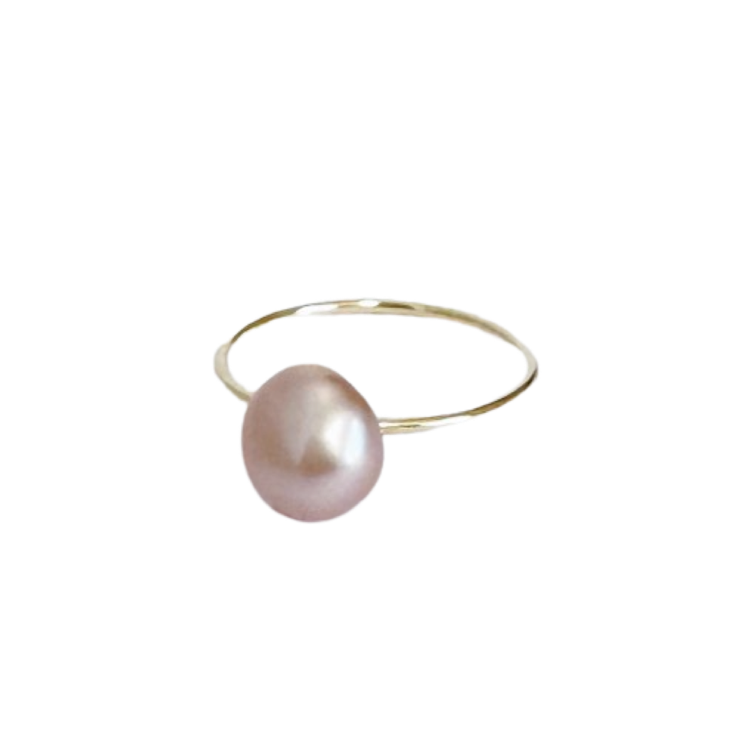 Baroque Pearl Ring ピンク