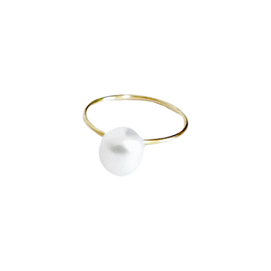 Baroque Pearl Ring ／White